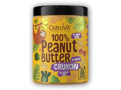 Ostrovit Peanut Butter Crunchy arašídové máslo křupavé 1000 g