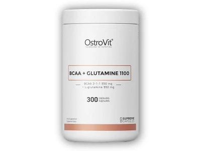 Ostrovit Supreme BCAA + Glutamine 1100mg 300 kapslí Ostrovit Supreme BCAA + Glutamine 1100mg 300 kapslí