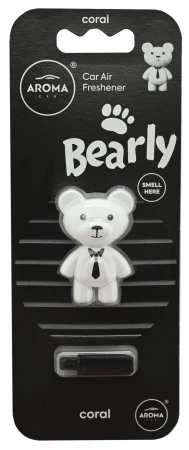 Osvěžovač Bearly Coral - medvídek bílý