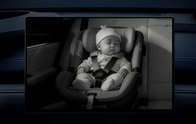 Ottocast Cabin Care CA520-T200 bezdrátový adaptér CarPlay s kamerou pro zadní sedadla