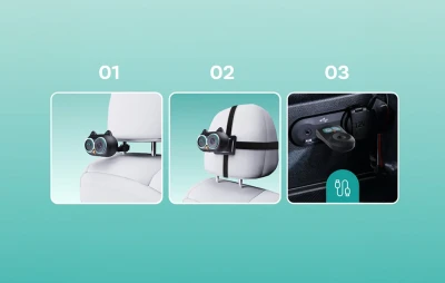 Ottocast Cabin Care CA520-T200 bezdrátový adaptér CarPlay s kamerou pro zadní sedadla