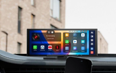 Ottocast OTTOAIBOX N95C černý monitor do auta se zadní kamerou