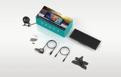 Ottocast OTTOAIBOX N95C černý monitor do auta se zadní kamerou
