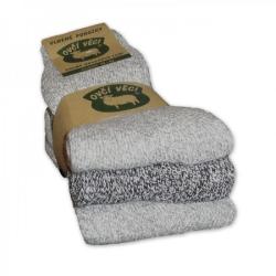 Ovčíno ponožky z ovčí vlny - sada 3 páry - volný lem POUZE EU 35-38 (VÝPRODEJ)