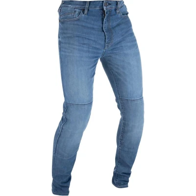 OXFORD Original Approved Jeans AA Slim Fit světle modré pánské motocyklové kalhoty