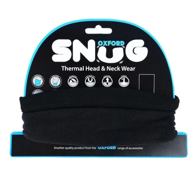 OXFORD Snug černý multifunkční šátek