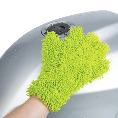 OXFORD Noodle Wash Glove limetková mycí rukavice
