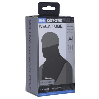 OXFORD Deluxe Micro Fleece černý nákrčník