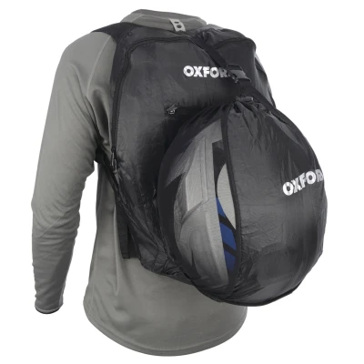 OXFORD Handy Sack X černý ochranný batoh na přilbu