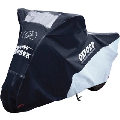 OXFORD Rainex černo-stříbrná plachta na motorku