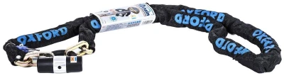 OXFORD Heavy Duty černý 2 m řetězový zámek na motorku