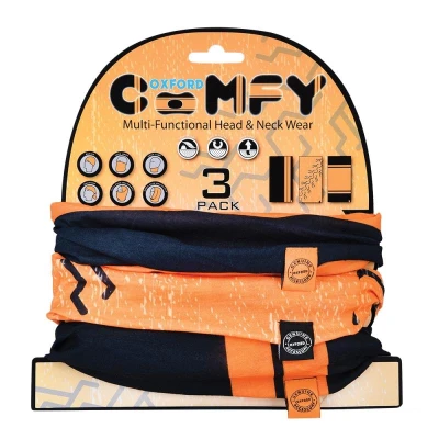 OXFORD Comfy Harley Davidson colors sada 3 multifunkčních šátků