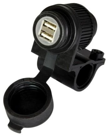 Oxford černá 5V/2A USB zásuvka