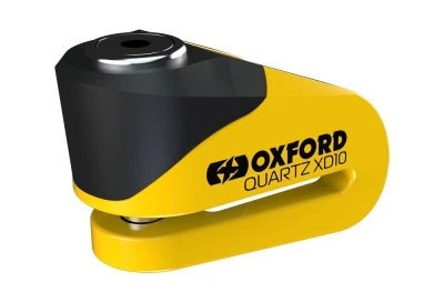OXFORD Quartz XD10 žluto-černý zámek kotoučové brzdy na motorku