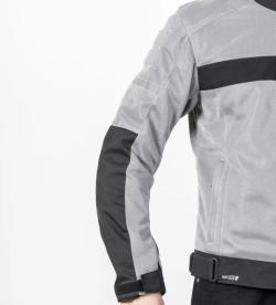 Ozone Bunda na motorku Dart stříbrno-černá
