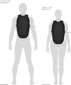Pacsafe Batoh ECO 25L BACKPACK econyl black + sleva 500,- na příslušenství