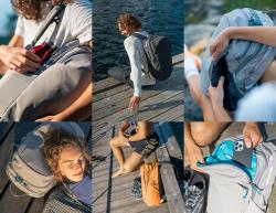 Pacsafe ECO 25L BACKPACK econyl gravity gray batoh + sleva 1000,- na příslušenství