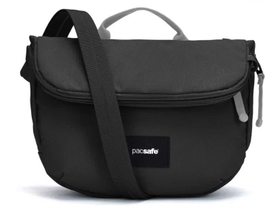 Pacsafe GO SADDLE CROSSBODY jet black kabelka