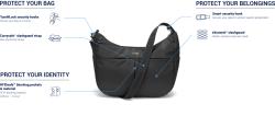 Pacsafe Kabelka CRUISE CARRY ALL CROSSBODY ashwood