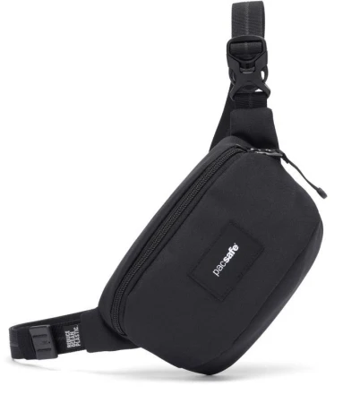 Pacsafe Ledvinka GO MICRO SLING jet black (VÝPRODEJ) Pacsafe Ledvinka GO MICRO SLING jet black (VÝPRODEJ)