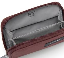 Pacsafe Peněženka RFIDSAFE CARD WALLET garnet red