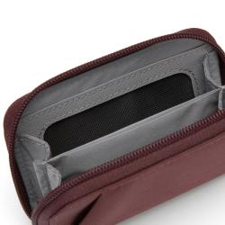 Pacsafe Peněženka RFIDSAFE CARD WALLET garnet red