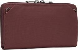 Pacsafe Peněženka RFIDSAFE CONTINENTAL WALLET garnet red