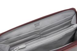 Pacsafe Peněženka RFIDSAFE CONTINENTAL WALLET garnet red