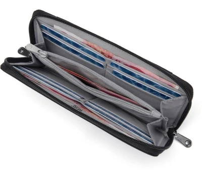 Pacsafe Peněženka RFIDSAFE CONTINENTAL WALLET jet black