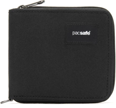 Pacsafe Peněženka RFIDSAFE ZIP AROUND WALLET jet black