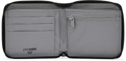 Pacsafe Peňaženka RFIDSAFE ZIP AROUND WALLET jet black