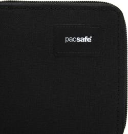 Pacsafe Peňaženka RFIDSAFE ZIP AROUND WALLET jet black