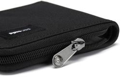 Pacsafe Peňaženka RFIDSAFE ZIP AROUND WALLET jet black