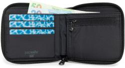 Pacsafe Peněženka RFIDSAFE ZIP AROUND WALLET slate