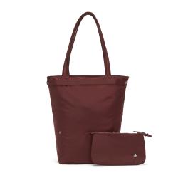 Pacsafe Taška CITYSAFE CX PACKABLE VERTICAL TOTE merlot