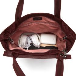 Pacsafe Taška CITYSAFE CX PACKABLE VERTICAL TOTE merlot