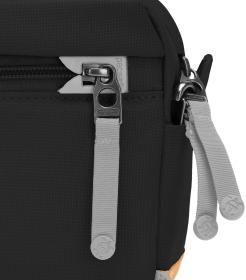 Pacsafe GO CROSSBODY jet black bezpečnostní taška