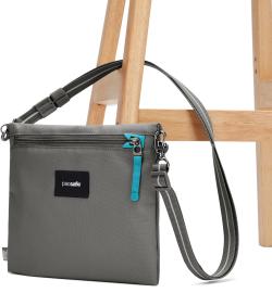 Pacsafe GO CROSSBODY POUCH stone bezpečnostní taška