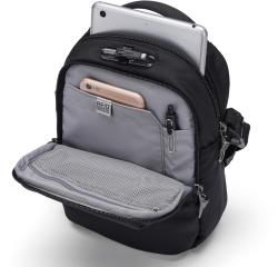 Pacsafe Taška V COMPANION CROSSBODY jet black + sleva 300,- na příslušenství