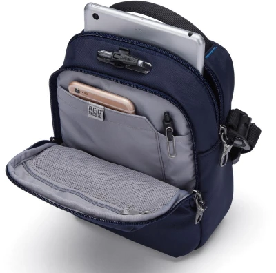 Pacsafe Taška V COMPANION CROSSBODY ocean + sleva 400,- na příslušenství