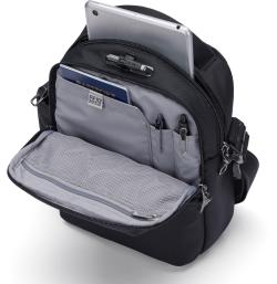 Pacsafe Taška V TOUR CROSSBODY jet black + sleva 400,- na příslušenství