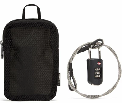 Pacsafe Zámek PROSAFE 1000 COMBINATION PADLOCK s ocelovým lankem Pacsafe Zámek PROSAFE 1000 COMBINATION PADLOCK s ocelovým lankem