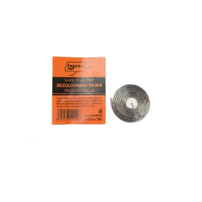Pájka cín 10g 1,5mm P1/10 - PE Pájka cín 10g 1,5mm P1/10 - PE