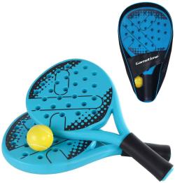 Pálky Gametime na plážový tenis set 2ks s míčkem v pouzdře plast