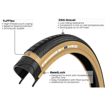 PANARACER Plášť GRAVELKING SS 700x40 Černá