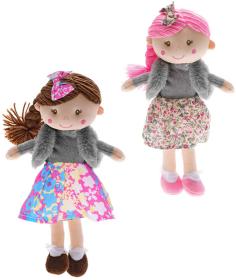 Panenka Aninka baby soft textilní hadrová látková na baterie CZ Zvuk 2 druhy Panenka Aninka baby soft textilní hadrová látková na baterie CZ Zvuk 2 druhy