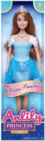Panenka Anlily Winter Princess zimní princezna 29cm 2 druhy