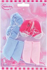 Panenka Bambolina doplňky pro miminko 9 druhů na kartě