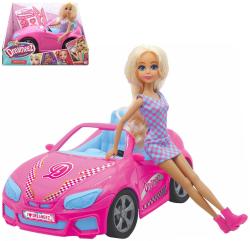Panenka Dreameez 29cm herní set a autem růžový kabriolet plast Panenka Dreameez 29cm herní set a autem růžový kabriolet plast