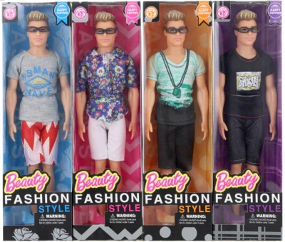Bábika fashion módny panák v šortkách s okuliarmi letný obleček 4 druhy